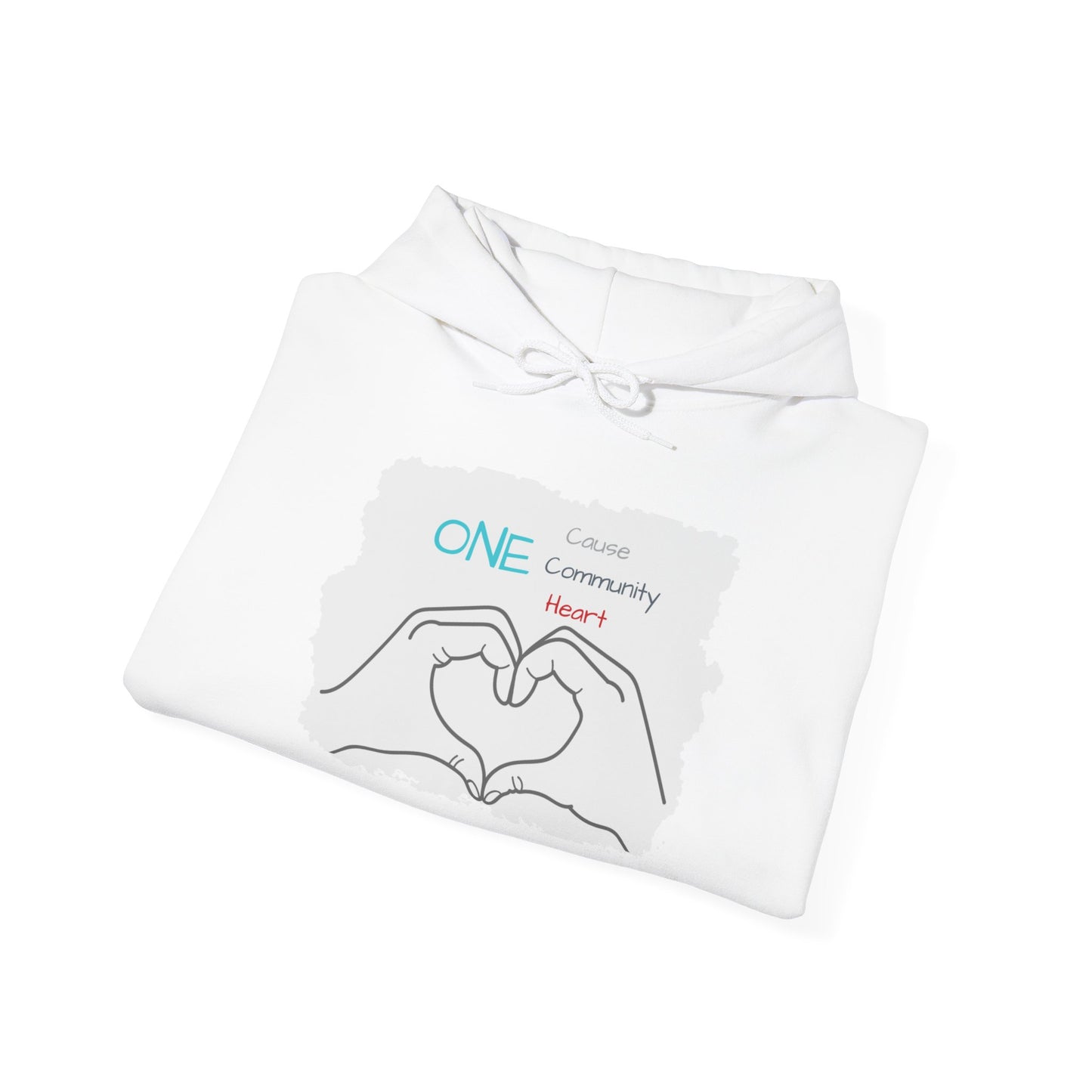 Conquering Heart Hooded Sweatshirt - Community Love & Support