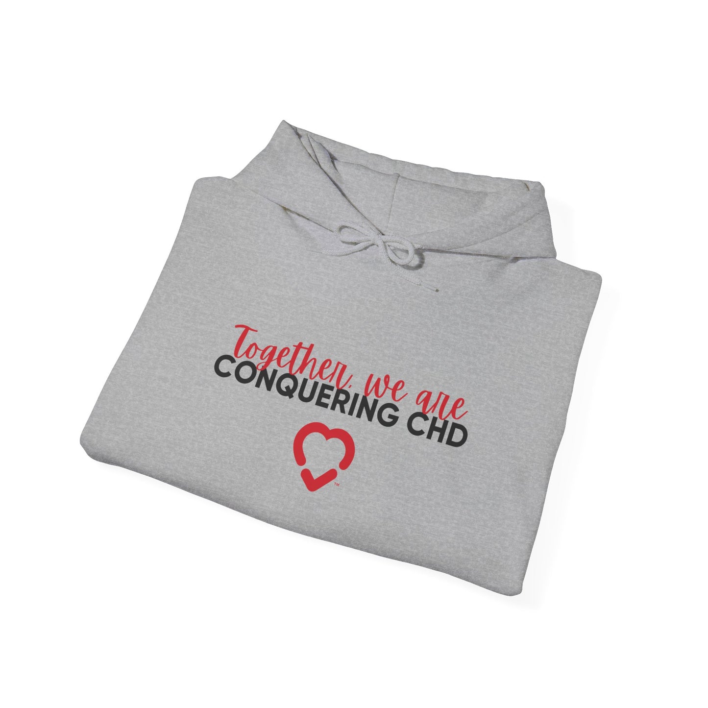 Conquering CHD Unisex Heavy Blend™ Hooded Sweatshirt - Stand for Hope