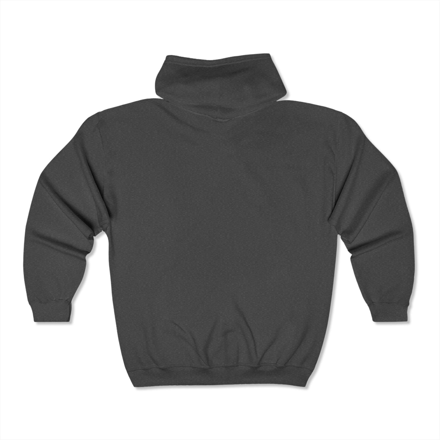 Cozy Unisex Zip Hooded Sweatshirt - 'Conquering CHD'